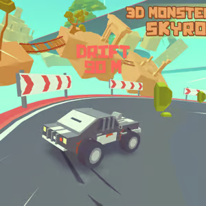 3D Monster Truck: Skyroads - New Game